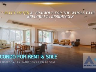For rent and for sale 4 bed condo in Khlong Toei, Bangkok