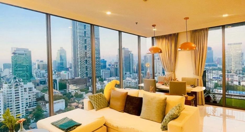 For sale and for rent 2 bed condo in Sathon, Bangkok