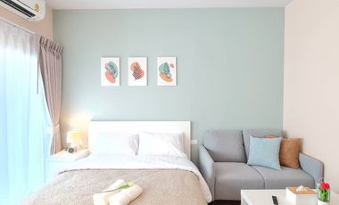For rent studio condo in Huai Khwang, Bangkok