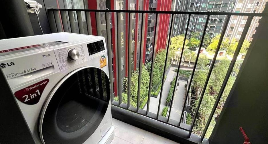 For rent studio condo in Huai Khwang, Bangkok