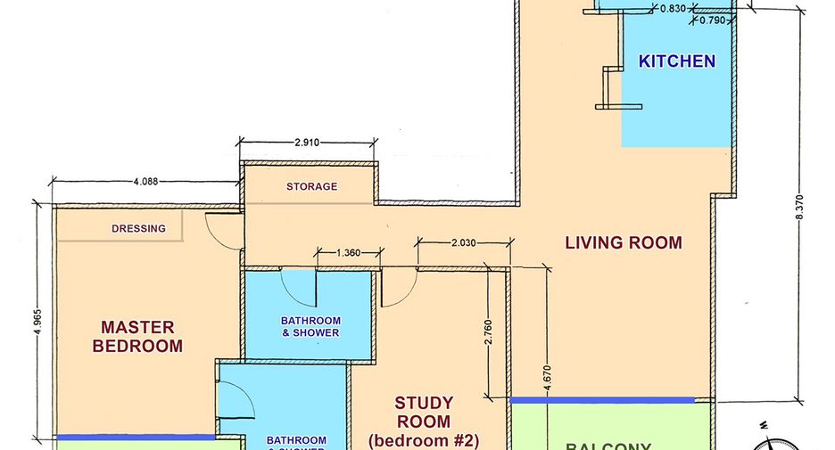 Wohnung zum Kauf mit 2 Zimmer in Khlong Toei, Bangkok