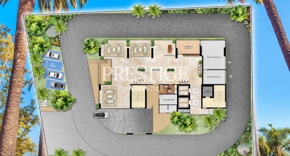 For sale studio condo in Bang Lamung, Chonburi