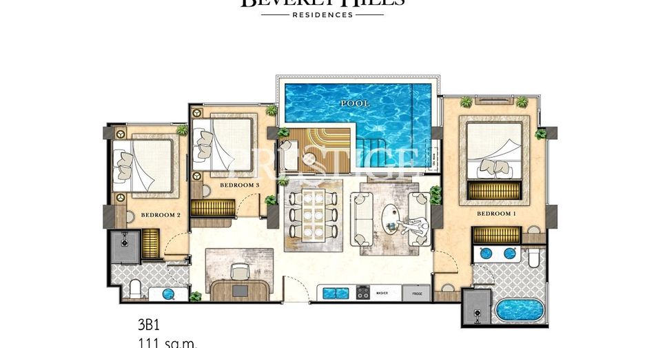 Condo en venta de estudio en Bang Lamung, Chonburi