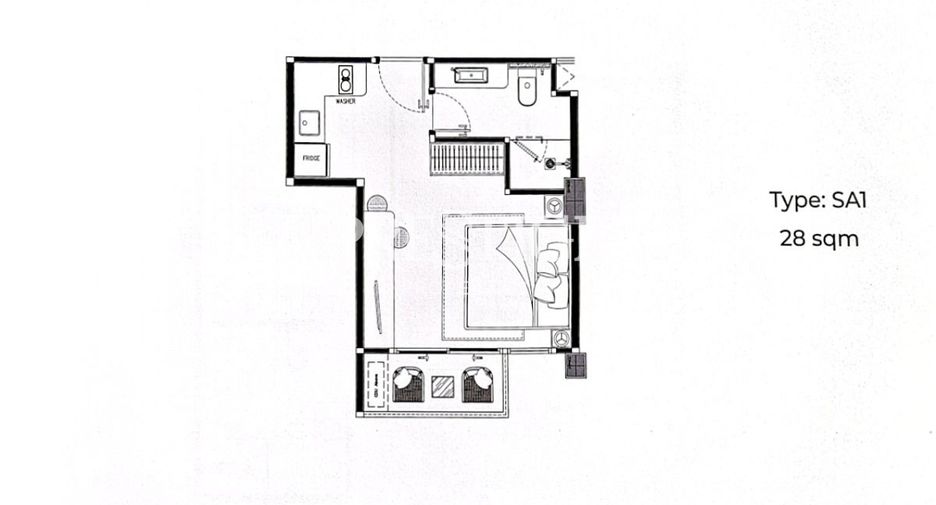 Condo en venta de estudio en Bang Lamung, Chonburi