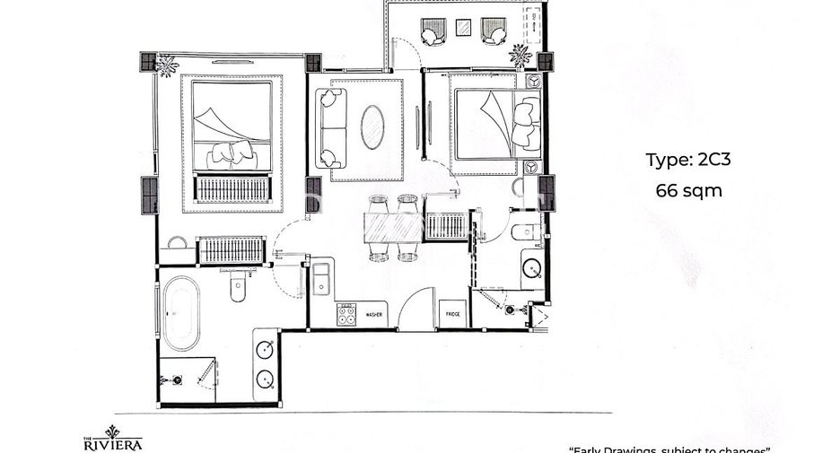 For sale 1 bed condo in Bang Lamung, Chonburi