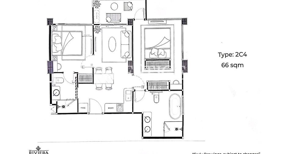 For sale 1 bed condo in Bang Lamung, Chonburi