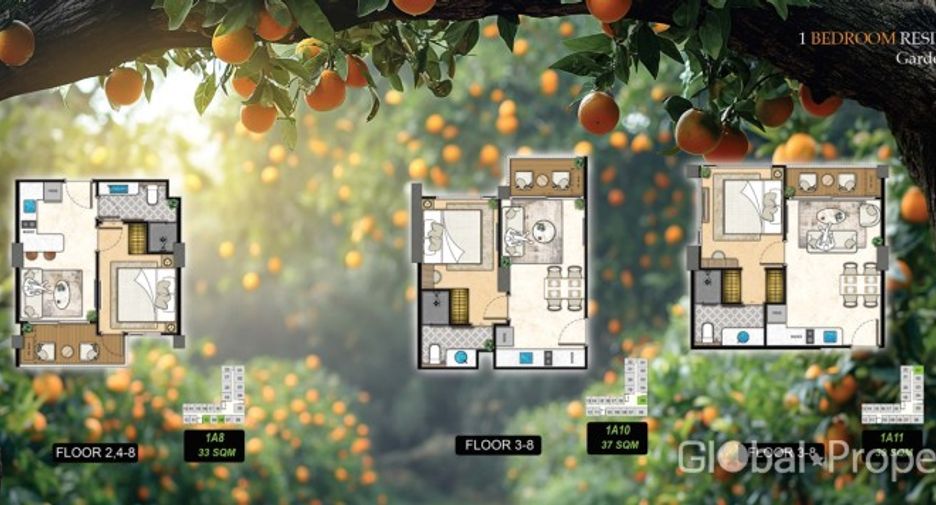 For sale 1 bed condo in Bang Lamung, Chonburi