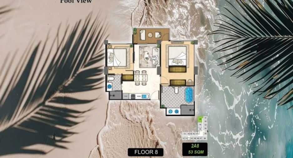 For sale 2 bedrooms condo in Bang Lamung, Chonburi