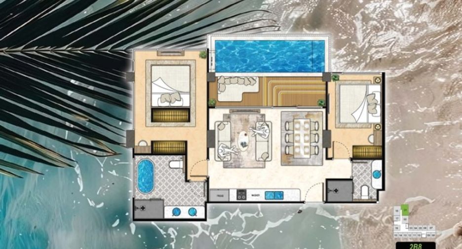 For sale 2 bedrooms condo in Bang Lamung, Chonburi
