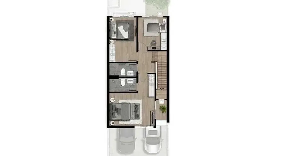 For rent 4 bedrooms townhouse in Bang Kapi, Bangkok