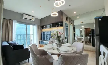 For rent 2 bed condo in Huai Khwang, Bangkok
