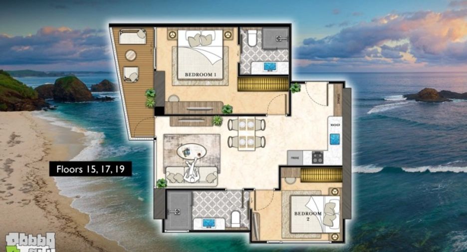 Wohnung zum Kauf mit 2 Zimmer in South Pattaya, Pattaya