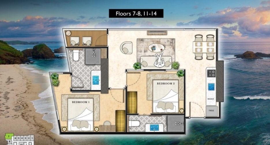 For sale 1 bed condo in Bang Lamung, Chonburi