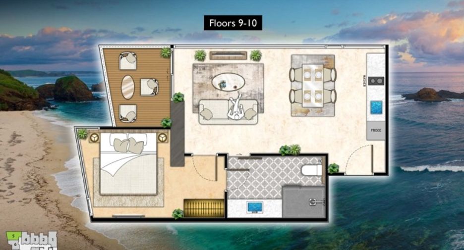 For sale 1 bed condo in Bang Lamung, Chonburi