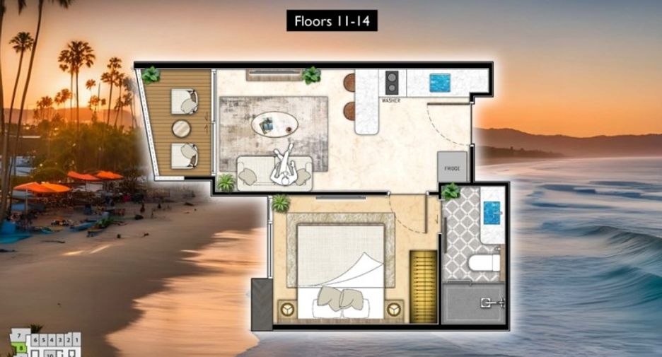 For sale 1 bed condo in Bang Lamung, Chonburi