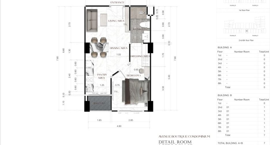 For sale 1 bed condo in South Pattaya, Pattaya