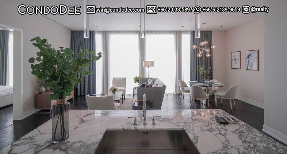 À vendre 2 chambres condo à Sathon, Bangkok