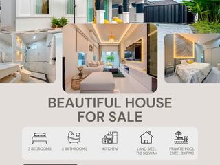 For sale 3 bed house in Bang Lamung, Chonburi