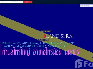 For sale land in Sai Noi, Nonthaburi