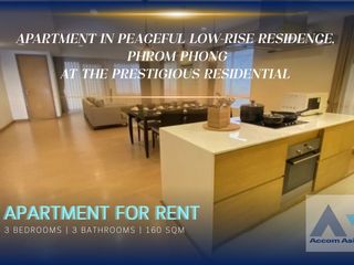 For rent 3 Beds apartment in Watthana, Bangkok