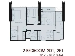 For sale 2 bed condo in Dusit, Bangkok