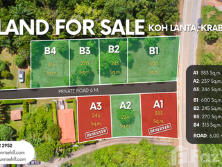 For sale land in Ko Lanta, Krabi