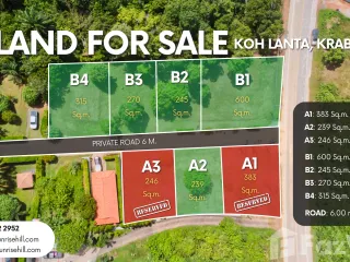 For sale land in Ko Lanta, Krabi