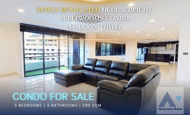 For rent 3 bed condo in Watthana, Bangkok