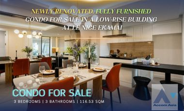 For sale 3 bed condo in Watthana, Bangkok