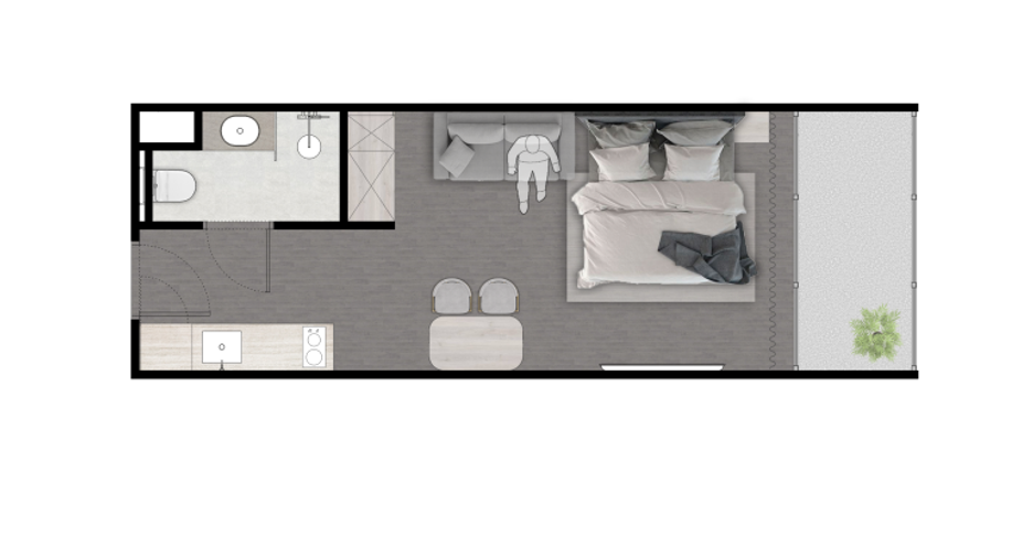 For sale studio condo in Mueang Phuket, Phuket
