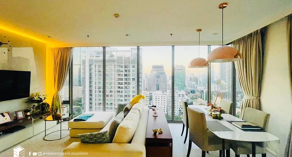 For rent 2 bed condo in Sathon, Bangkok