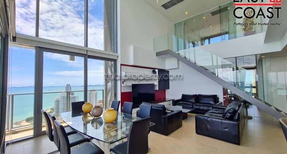 Condo en alquiler de 3 habitaciones en North Pattaya, Pattaya