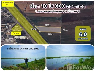 For sale land in Phra Nakhon Si Ayutthaya, Phra Nakhon Si Ayutthaya