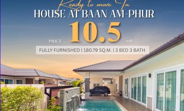 For sale 3 bed house in Bang Lamung, Chonburi