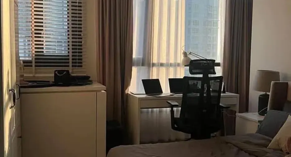For rent studio condo in Huai Khwang, Bangkok