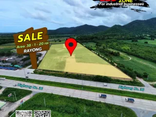 For sale land in Nikhom Phatthana, Rayong