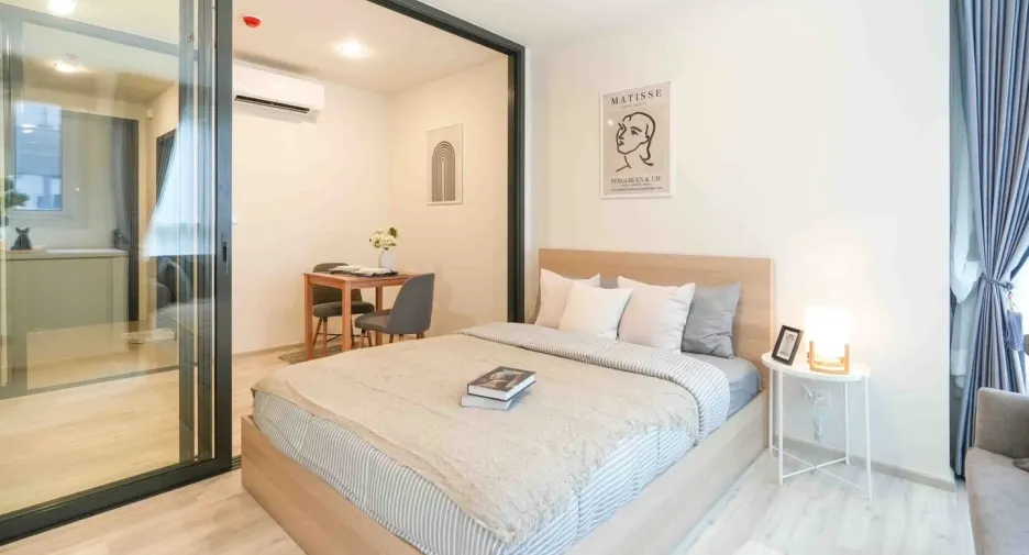 For rent 1 bed condo in Huai Khwang, Bangkok