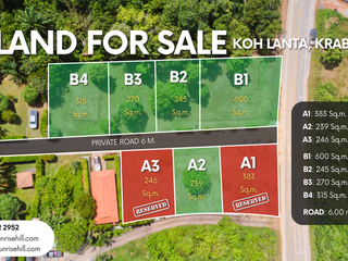 For sale land in Ko Lanta, Krabi