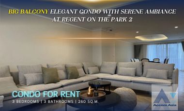 For rent 3 bed condo in Watthana, Bangkok