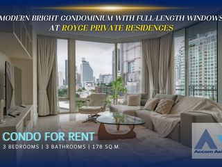 For rent 3 Beds condo in Watthana, Bangkok