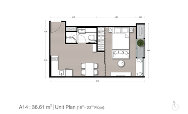 For sale 1 bed condo in Watthana, Bangkok