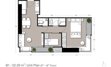 For sale 1 Beds condo in Watthana, Bangkok