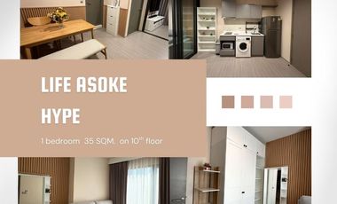 For rent 1 bed condo in Huai Khwang, Bangkok