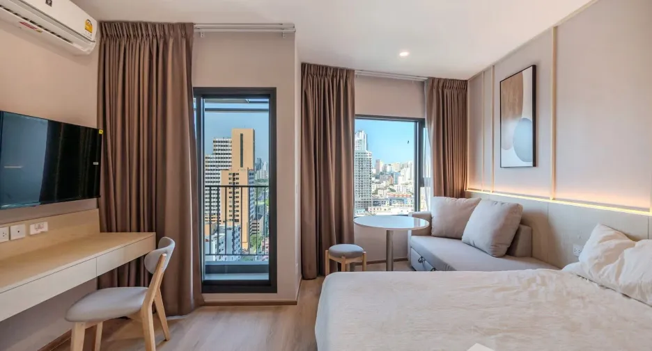 For rent スタジオ condo in Khlong Toei, Bangkok