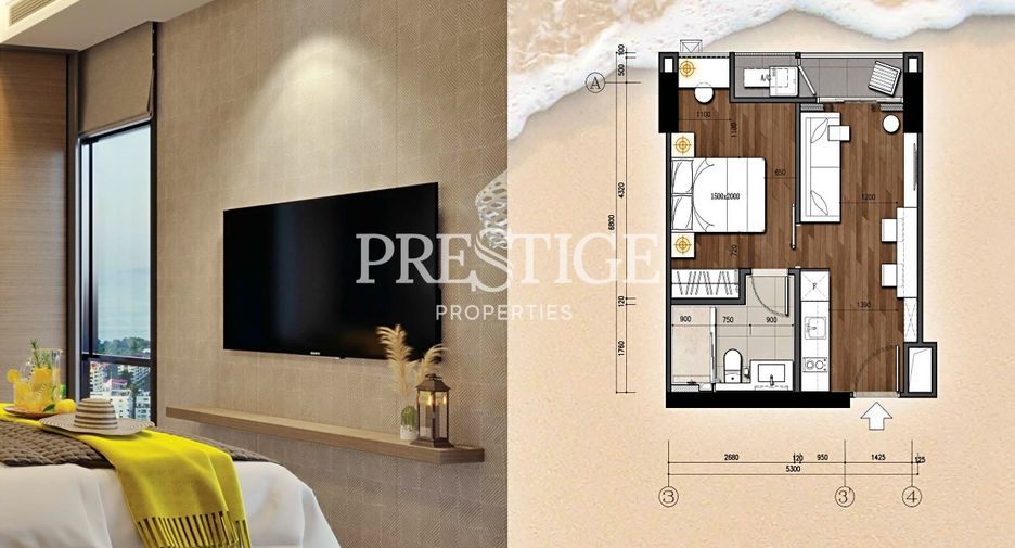 For sale studio condo in Bang Lamung, Chonburi