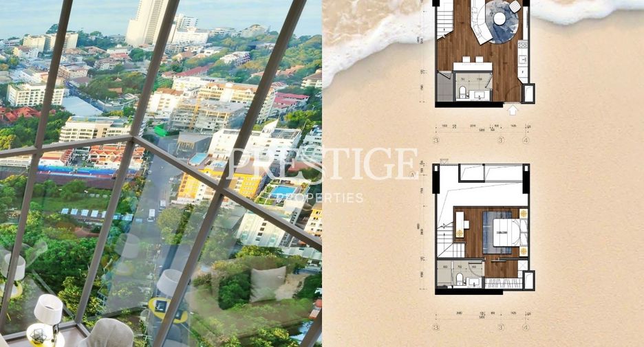 For sale studio condo in Bang Lamung, Chonburi