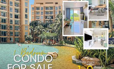 For sale 1 bed condo in Bang Lamung, Chonburi