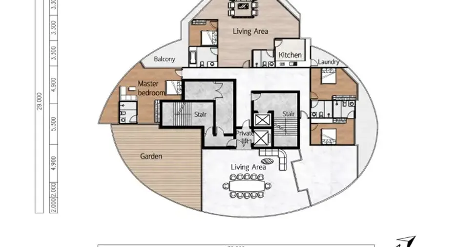 For sale 4 bedrooms condo in Watthana, Bangkok