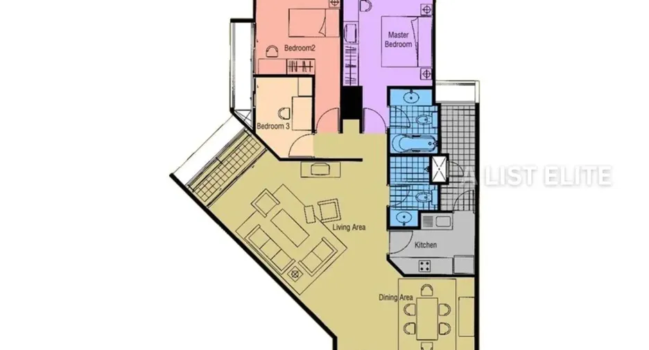 À vendre 2 chambres condo à Yan Nawa, Bangkok