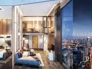 Condo en venta de 2 habitaciones en Huai Khwang, Bangkok